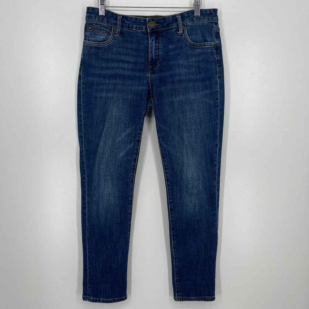 Kut from the Kloth Katy Boyfriend Jeans Womens 6 Blue Medium Wash Stretch‎ Denim